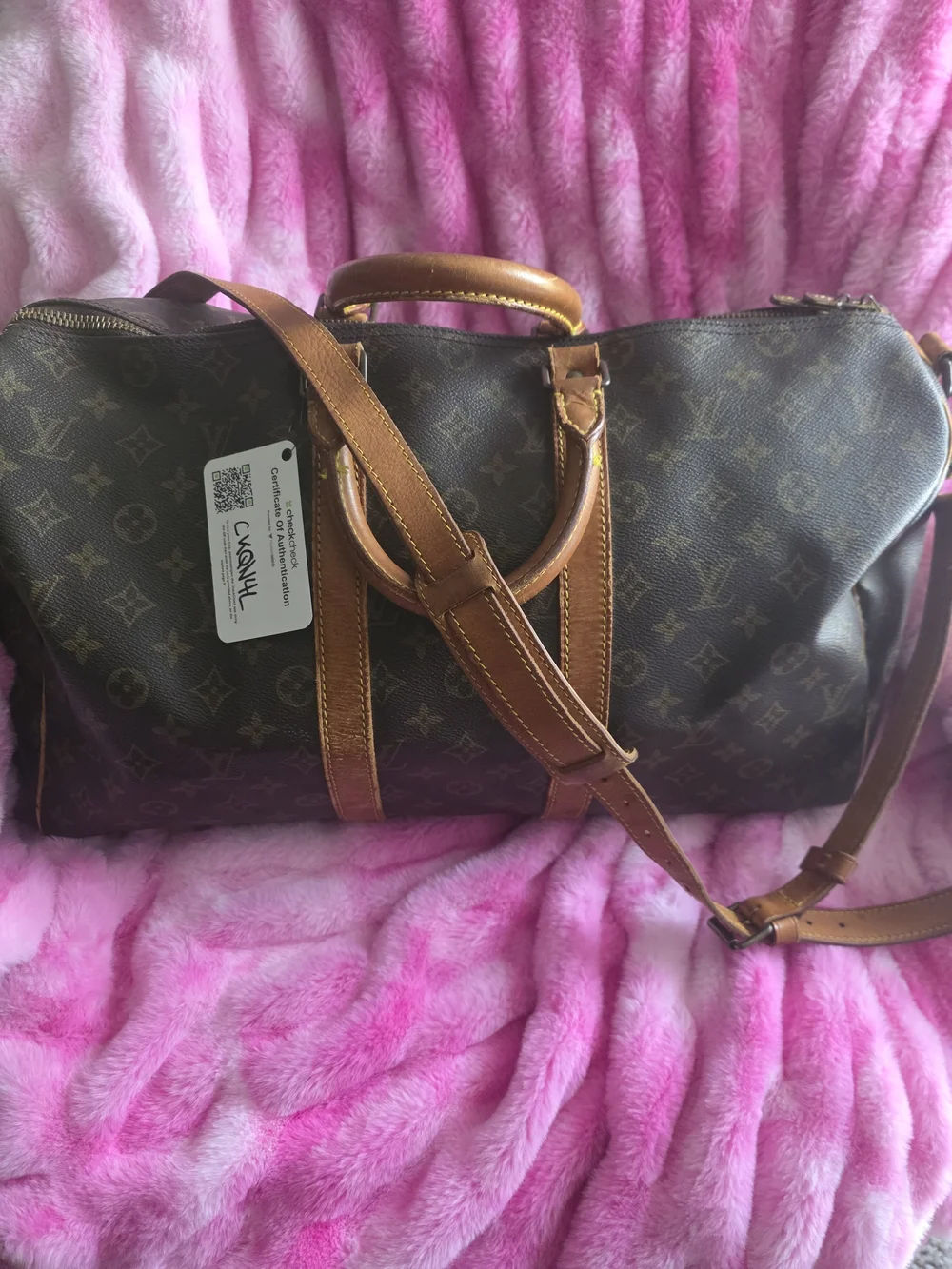Louis Vuitton Brown Monogram Keepall Duffel Bag - Brown